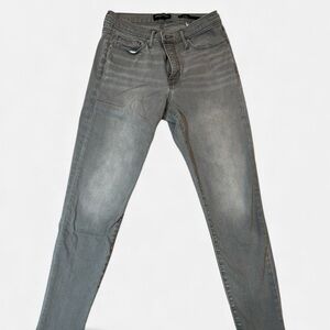 Banana Republic Light Grey Skinny Denim Jeans Size 28P Petite